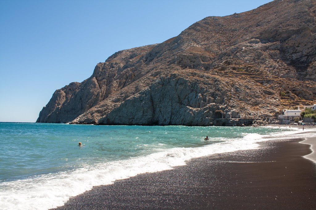 Kamari Beach - Santorini beaches