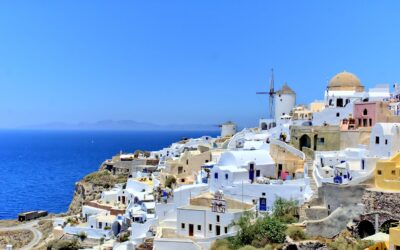 greece, santorini, beach